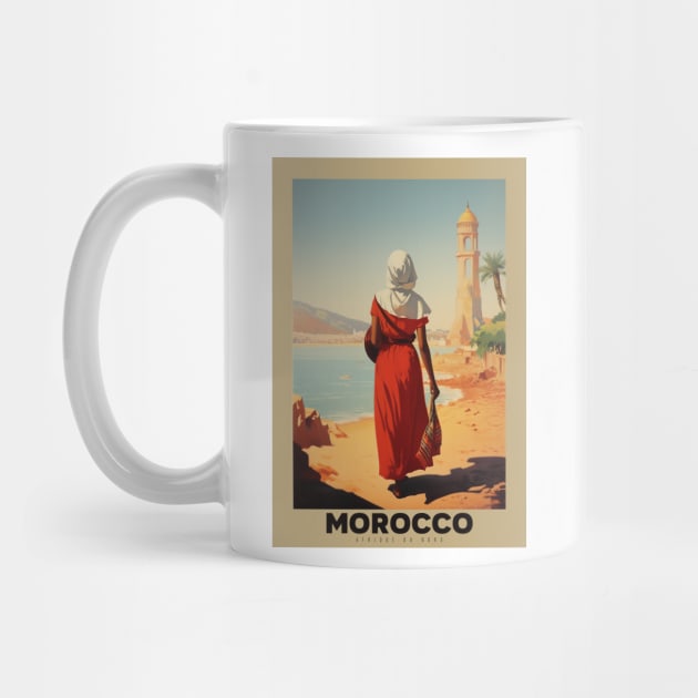 Maroc Affiche rétro - pub - vintage - by Labonneepoque